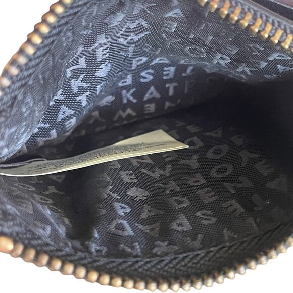 KATE SPADE Grove Street Adi Black Leather Essential Card Holder Zip Wallet NWOT - Picture 4 of 7